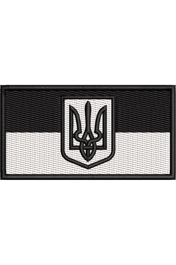 Дизайн машинної вишивки прапор України-3